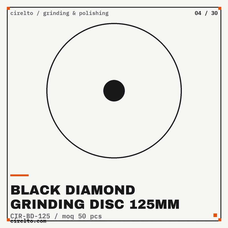 Black Diamond Grinding Disc 125mm, Grinding & Polishing wholesale supply