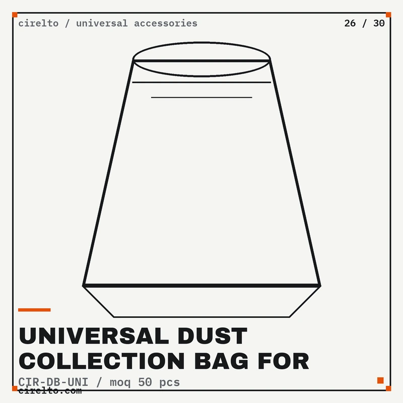 Universal Dust Collection Bag for Wall Grinder, Universal Accessories wholesale supply