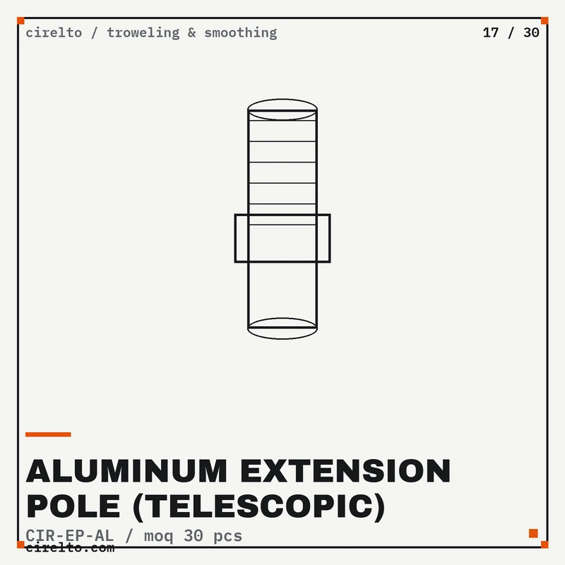 Aluminum Extension Pole (Telescopic), Troweling & Smoothing wholesale supply