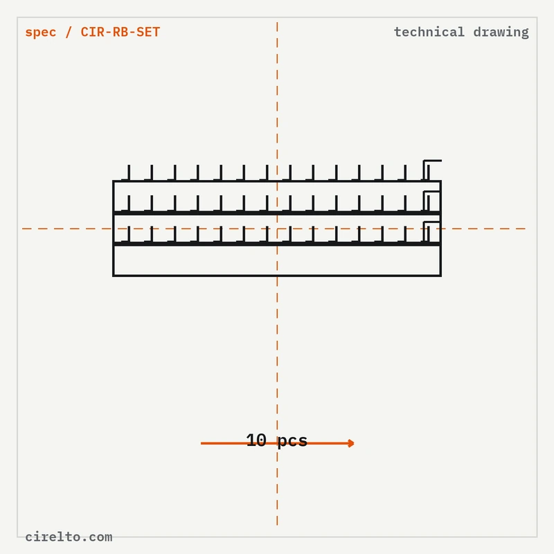 reciprocating saw blade set (10 pcs), cutting & drilling, view 2, thumbnail 2