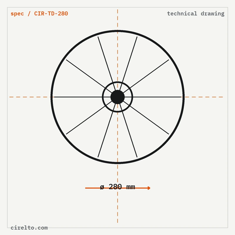 troweling disc 280mm, troweling & smoothing, view 2, thumbnail 2