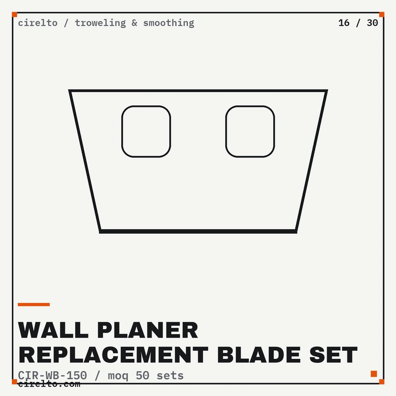 Wall Planer Replacement Blade Set, Troweling & Smoothing wholesale supply